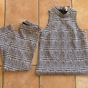 Michael Kors houndstooth Set Petite small $249